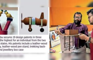 Art from heart gets man 19 design patents in 3 years | Hyderabad News