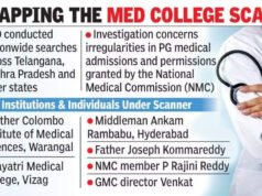Enforcement Directorate searches medical colleges in PG admissions bribery probe | Hyderabad News
